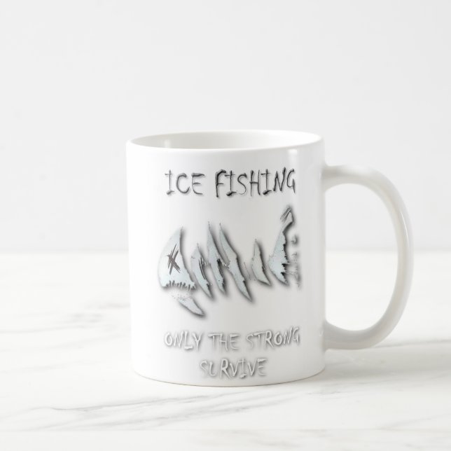 ICE FISHING COFFEE MUG (Right)