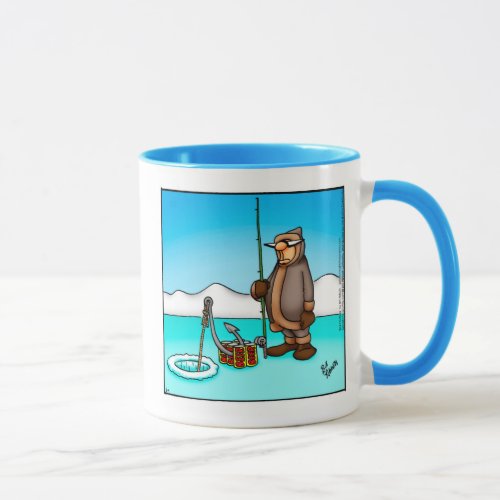 Ice Fishing Humor Mug