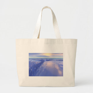 Ice Fissure Large Tote Bag