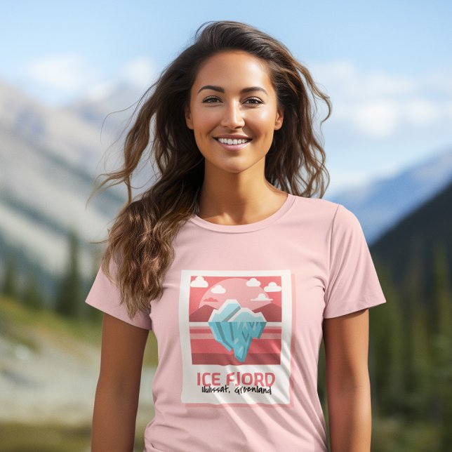Ice Fjord Iceberg In Pink Ilulissat, Greenland T-Shirt (Creator Uploaded)