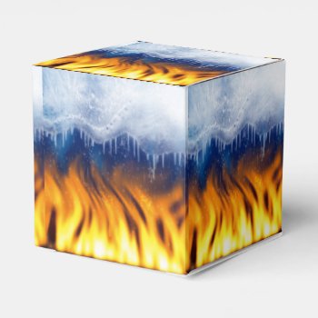 Ice & Flame Favor Boxes by Lidusik at Zazzle