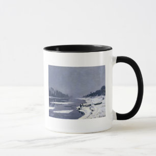 Ice floes on the Seine at Bougival, c.1867-68 Mug