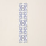 Ice Fractal Flowers Scarf<br><div class="desc">This is a blue/white fractal.</div>