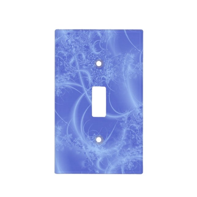 Ice Fractal Light Switch Cover (Front)