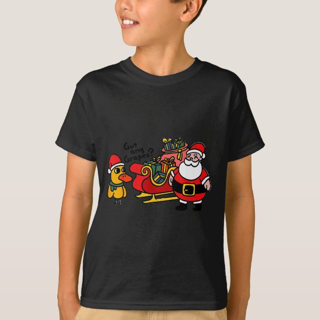 Ice Fresh Lemonade Got Any Gs Duck Funny Christmas T-Shirt (Front)