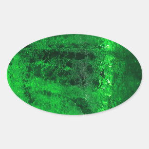 Ice - Glacial - Beautiful! Oval Sticker