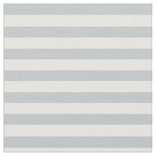 Ice Gray & White Striped Fabric