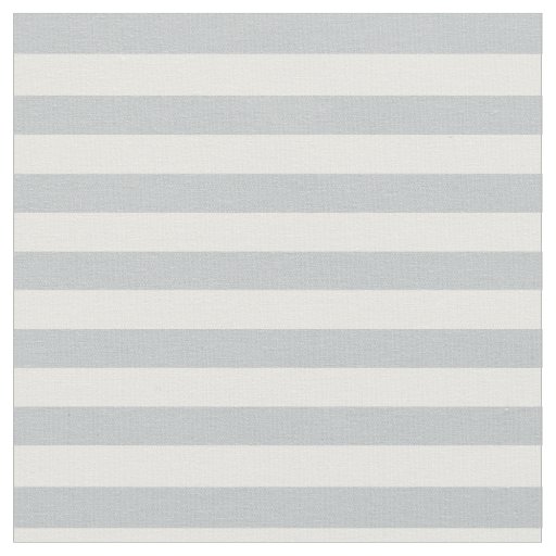 Ice Gray & White Striped Fabric