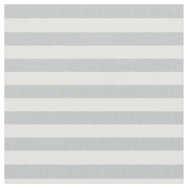 Ice Gray & White Striped Fabric (Close Up)