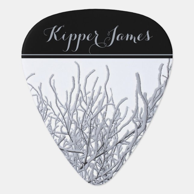 Ice Guitar Pick (Front)