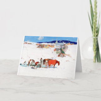 Ice Harvest 1935 , Clarence Gagnon Card