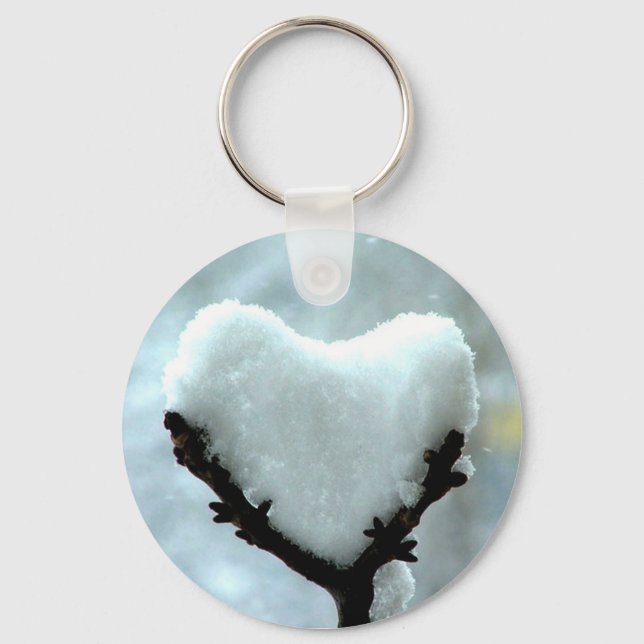 Ice Heart Keychain (Front)