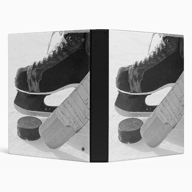 Ice Hockey 3 Ring Binder (Background)