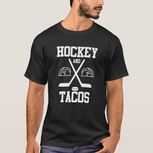 Ice Hockey And Tacos Sport  Expert Player Coach Gr T-Shirt (Front)