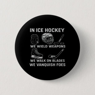 Ice Hockey Armor Gear Up Like A Gladiator On Blade Button