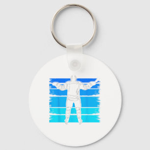 Ice Hockey Boys Number 1 1st Birthday 1 Year Old H Keychain