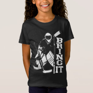 Ice Hockey Bring It Vintage Goalkeeper T-Shirt