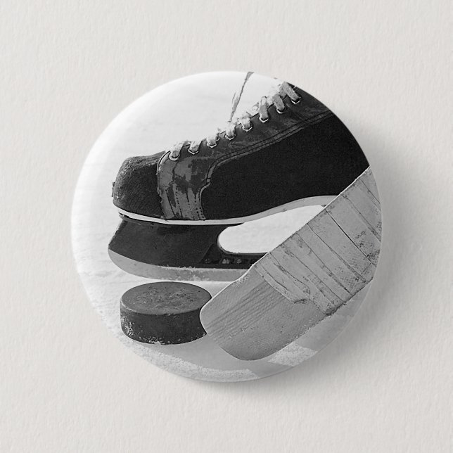 Ice Hockey Button (Front)