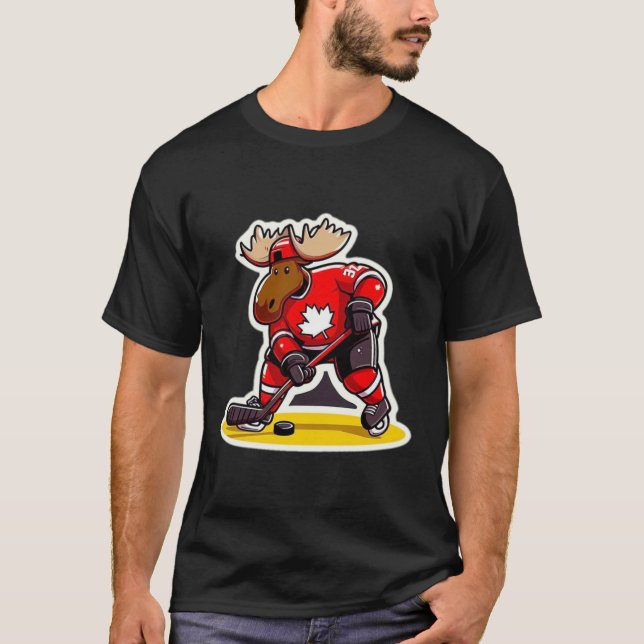 ICE HOCKEY-CANADA 5 T-Shirt (Front)