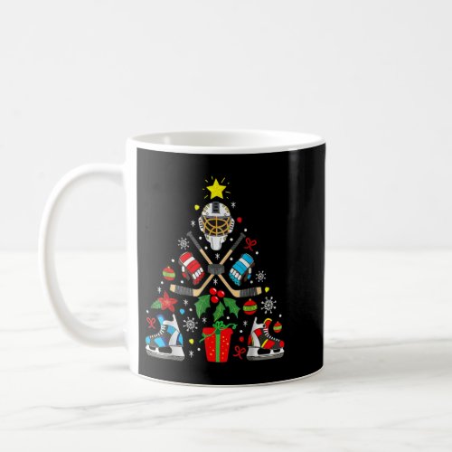 Ice Hockey Christmas Ornament Tree Funny Xmas Boys Coffee Mug