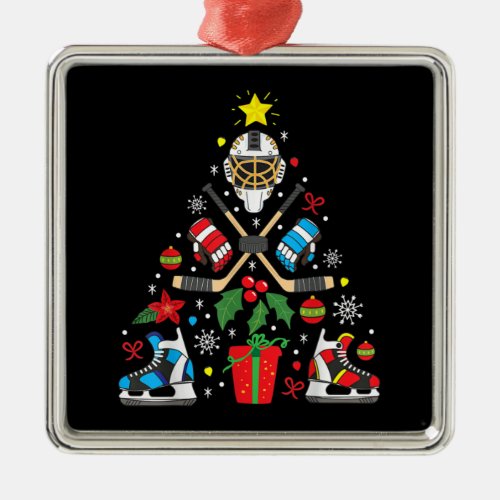 Ice Hockey Christmas Ornament Tree Funny Xmas Gift