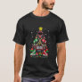 Ice Hockey Christmas Tree Ornaments Funny Xmas T-Shirt