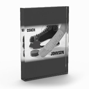 Ice Hockey Coach Thank You Award