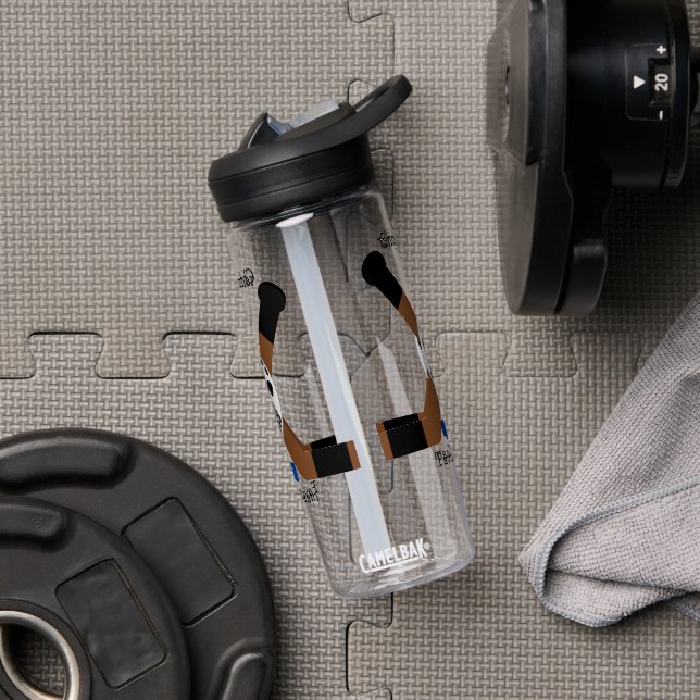 Ice Hockey Design Personalised Water Bottle (Gym)