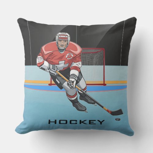 Ice Hockey Design pillow