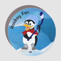 Ice Hockey Fan Personalized Car Magnet