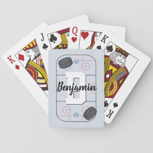 Ice Hockey Fans  Playing Cards