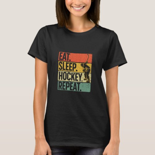 Ice Hockey For Men Women Hockey Lover Goalie Sport T_Shirt