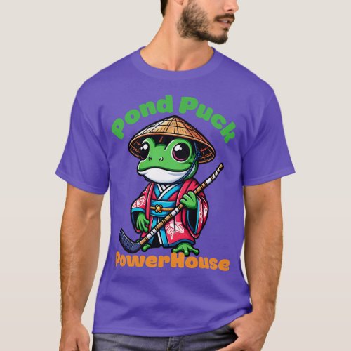Ice hockey frog T_Shirt