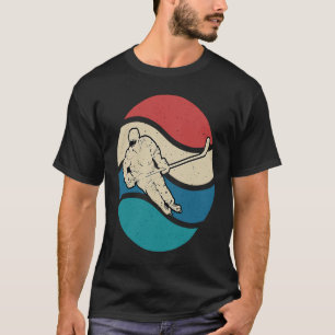 Ice Hockey Funny Ice Hockey Frisbee Lover Retro Vi T-Shirt
