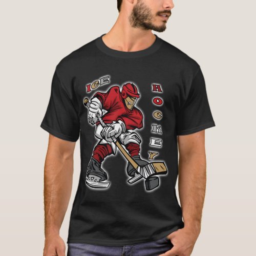 Ice hockey gamer T_Shirt