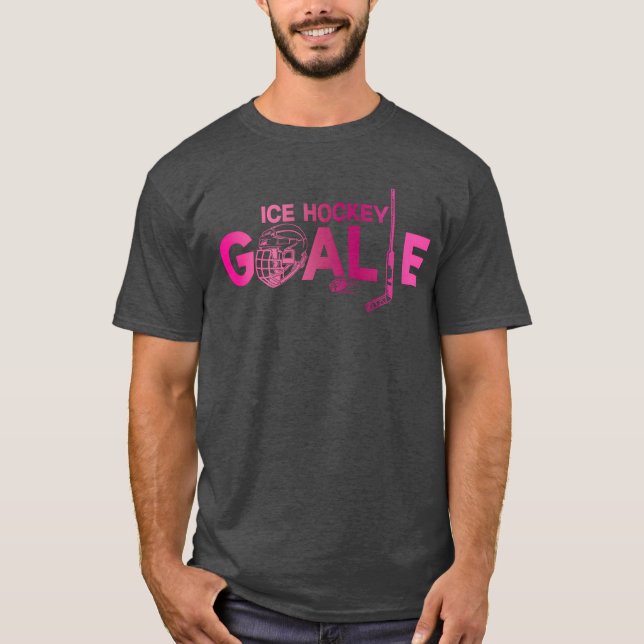 Ice Hockey Goalie Athletic Goalkeeper Sports gift T-Shirt (Front)