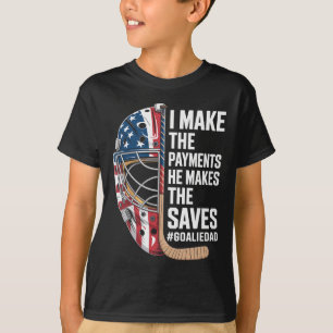 Ice Hockey Goalie Dad T-Shirt