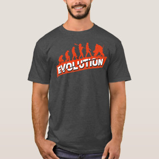 Ice Hockey Goalie Evolution Goaltender Gift T-Shirt