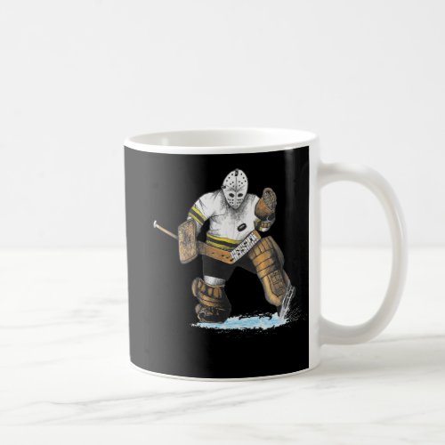 Ice Hockey Goalie Great Save Vintage Mask  Coffee Mug