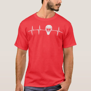 Ice Hockey Goalie Heartbeat Goaltender Gift  T-Shirt