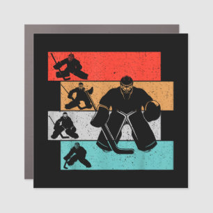 Ice Hockey Goalie Hockey Player Car Magnet