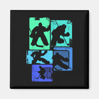 Ice Hockey Goalie Hockey Player Kids Boys Youth Me Magnet