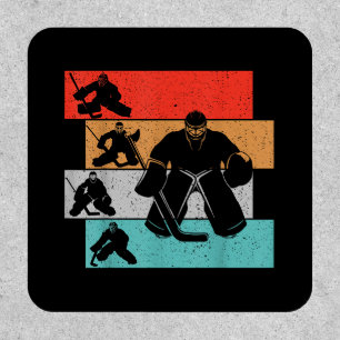 Ice Hockey Goalie Hockey Player Patch