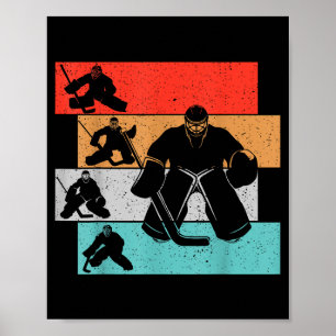 Ice Hockey Goalie Hockey Player Poster