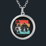 Ice Hockey Goalie Hockey Player Silver Plated Necklace<br><div class="desc">Ice Hockey Goalie Hockey Player</div>