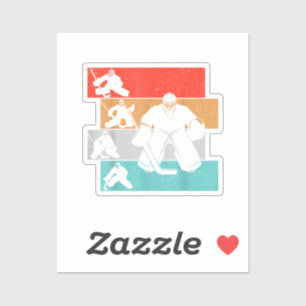 Ice Hockey Goalie Hockey Player Sticker
