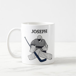 Ice Hockey Goalie Illustrated Mug