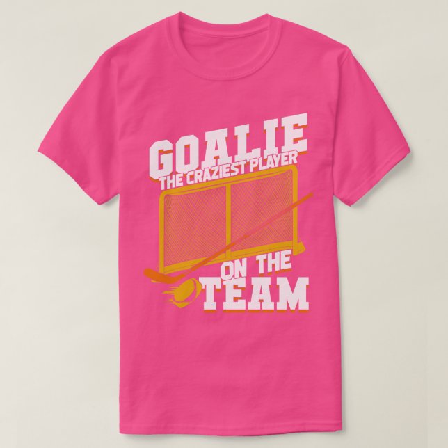 Ice Hockey Goalie Netminder Goaltender Gift  T-Shirt (Design Front)