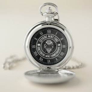 Ice Hockey Goalie Pocket Watch, Netminder Pocket Watch