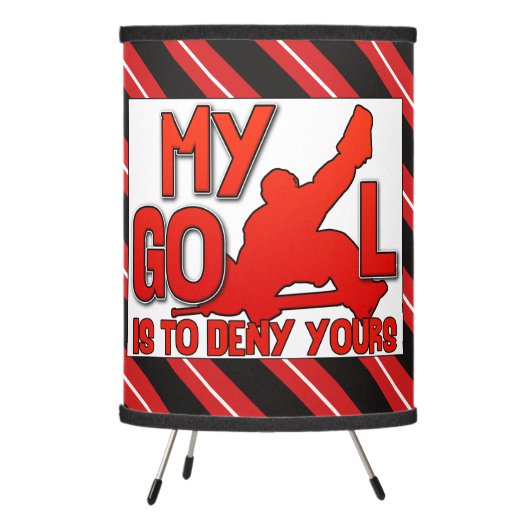 Ice Hockey Goalie Quote Lamp (Left)